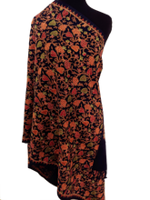 Load image into Gallery viewer, Artistic Kashmiri Ari embroidered stole (wrap)