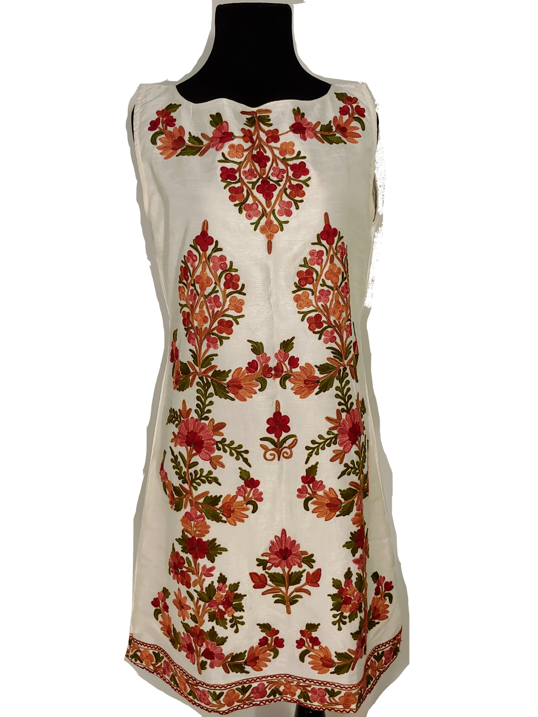 White Ari Embroidery dress
