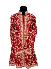 Load image into Gallery viewer, Awesome Burgundy Kashmir Ari Silk Jacket