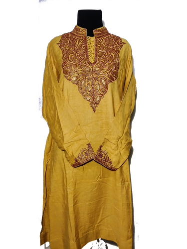 Kashmiri Tilla Kurti (Yellow)