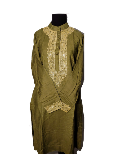 Kashmiri Tilla Kurti (Green)