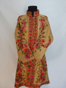 Faan Kashmiri Ari embroidered silk jacket
