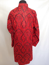 Load image into Gallery viewer, Black and red Kashmiri Ari embroidered silk jacket